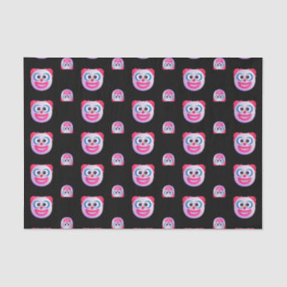 Shaded Clown Face Emojis Custom Colour Cute Funny Tissue Paper