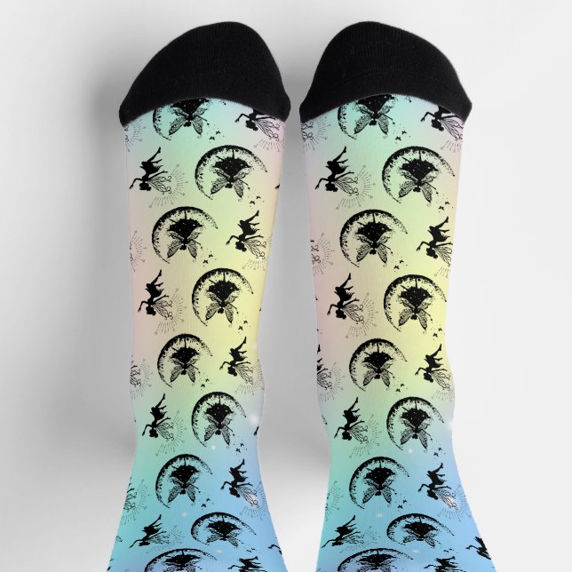 Shaded Fairies Socks (Top)