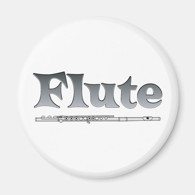 Shaded Flute Magnet (Front)