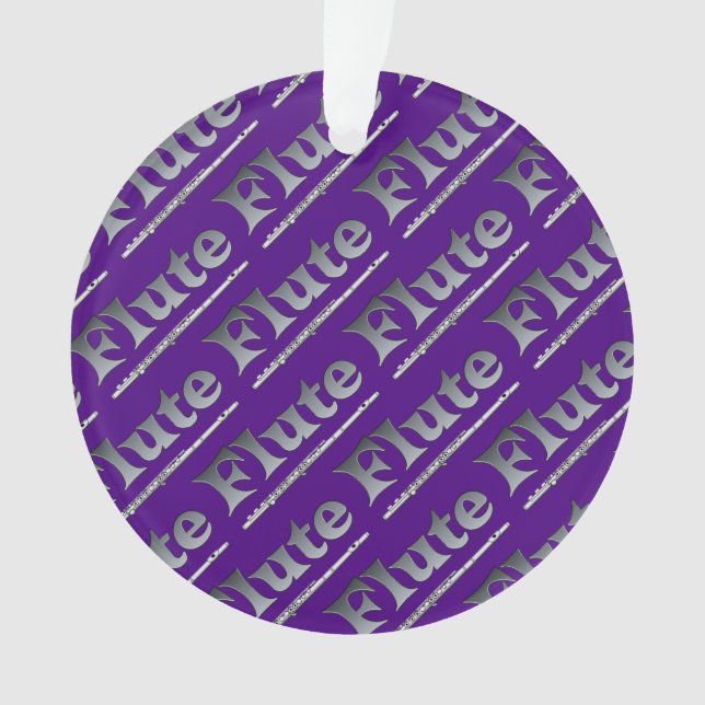 Shaded Flute Ornament (Front)