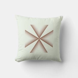 Shaded Geometric Pattern Decorative Pillow" Cushion