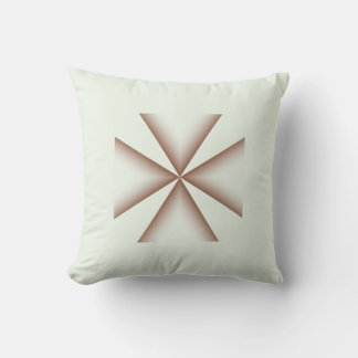 Shaded Geometric Pattern Decorative Pillow" Cushion