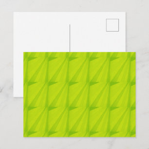 Shaded green blast postcard