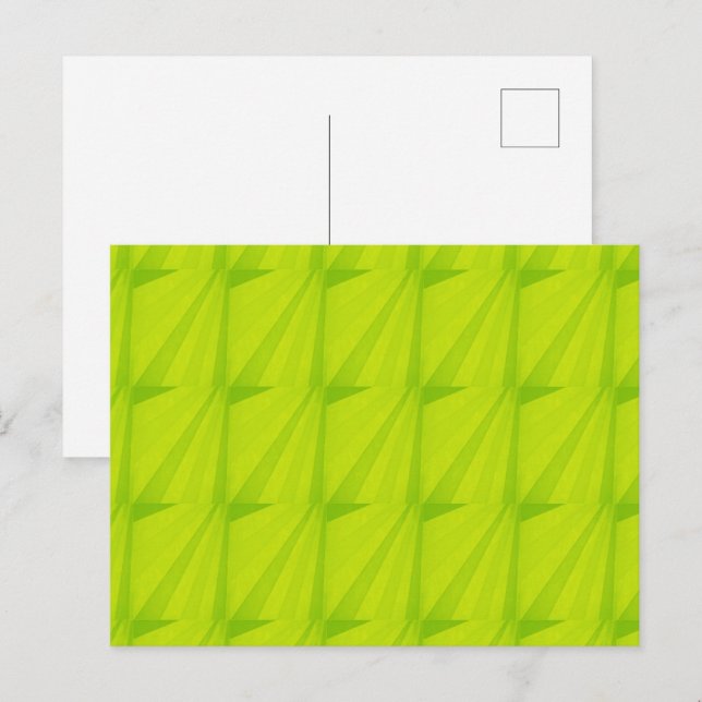 Shaded green blast postcard (Front/Back)