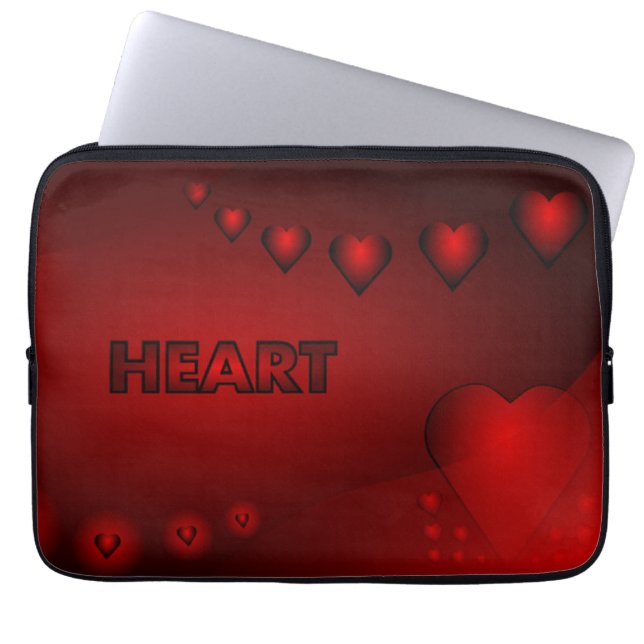Shaded Hearts - Laptop Sleeve (Front)