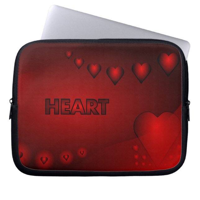 Shaded Hearts - Laptop Sleeve (Front)