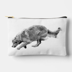 Shaded Silhouette Pouch: Golden Accessory Pouch