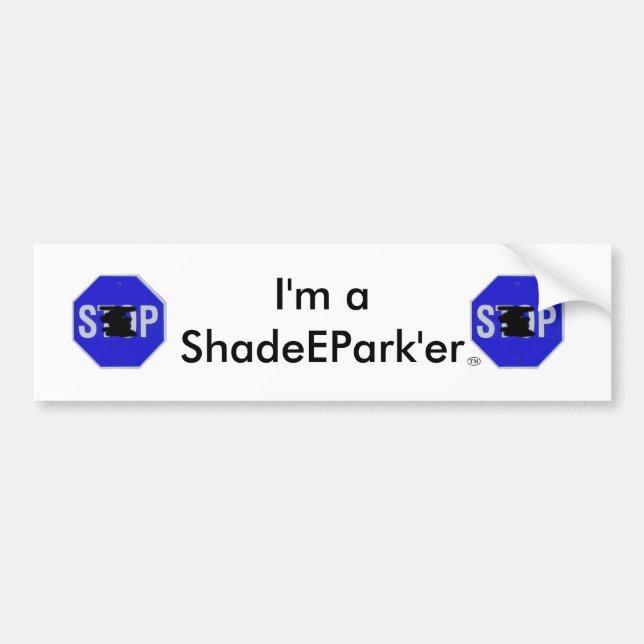 ShadeEPark Bumper Sticker (Front)