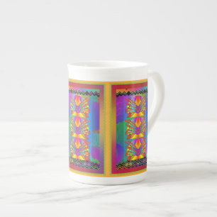 Shades And Patterns  Bone China Mug