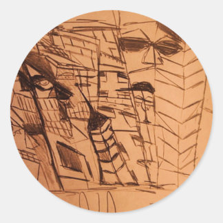 SHADES CLASSIC ROUND STICKER