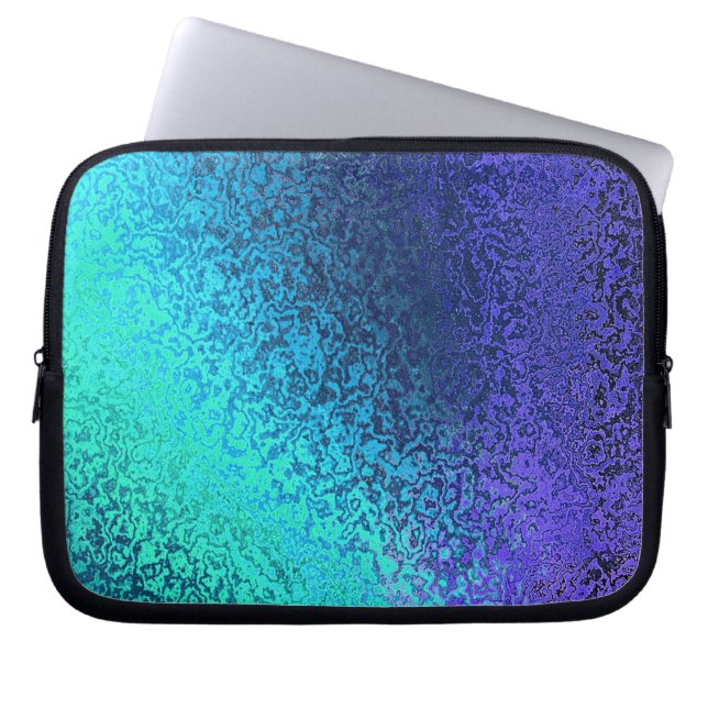 Shades in Blue Laptop Sleeve (Front)