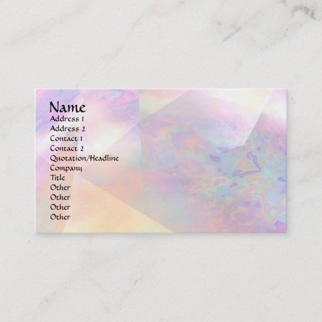 Shades n Hues Business Card (Front)