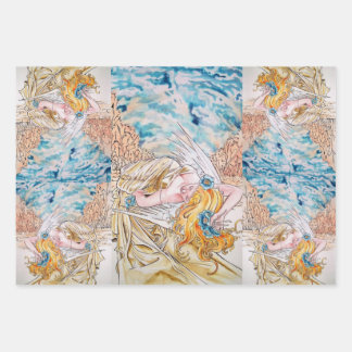 Shades of Angels  Wrapping Paper Sheet