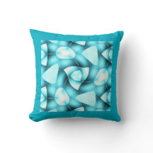 Shades of Aqua Twisted Geometrics