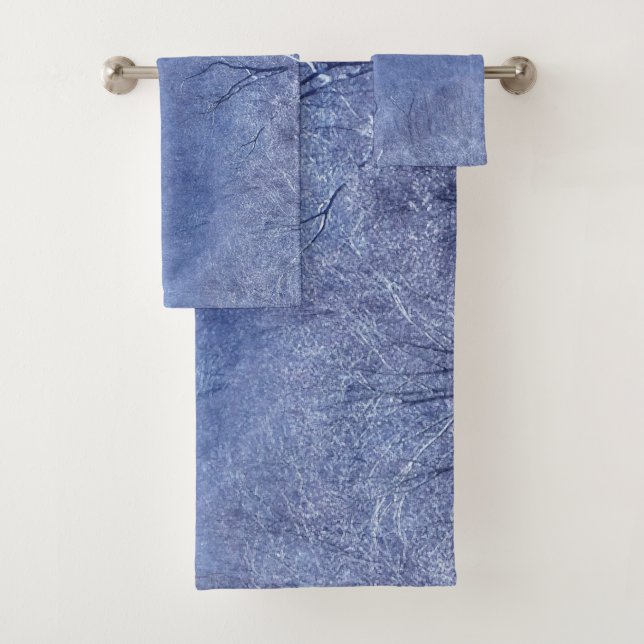 Shades of Blue Bath Towel Set (Insitu)