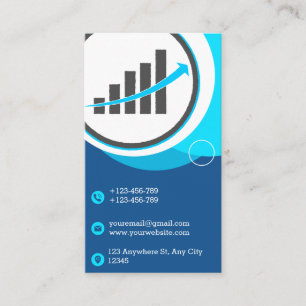 Shades of Blue Business Card