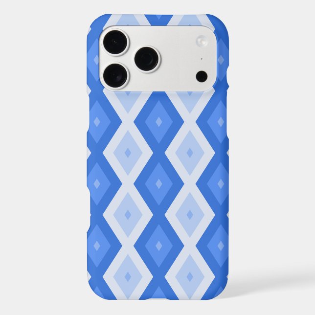 Shades of blue diamond pattern (Back)