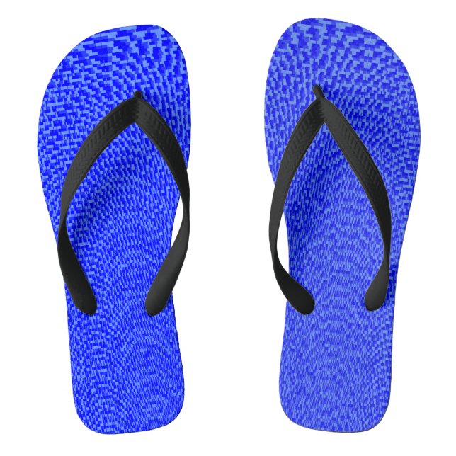 "Shades of Blue"  Jandals (Footbed)