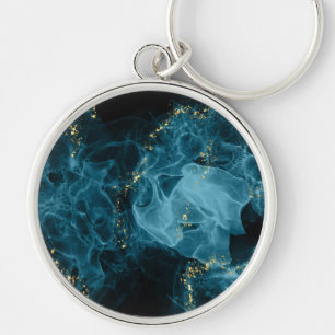 Shades of Blue Key Ring