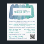 Shades Of Blue, Makeup Artist Advertising Flyer<br><div class="desc">Shades Of Blue,  Makeup Artist Advertising Flyers By The Business Card Store.</div>