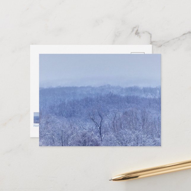 Shades of Blue Postcard (Front/Back In Situ)