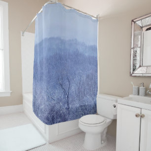 Shades of Blue Shower Curtain
