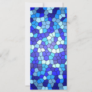 Shades Of Blue Stained Glass by Shirley Taylor