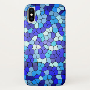 Shades of Blue Stained Glass by Shirley Taylor Case-Mate iPhone Case