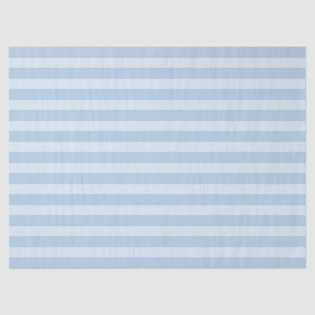 SHADES OF BLUE STRIPES TISSUE PAPER (Front)