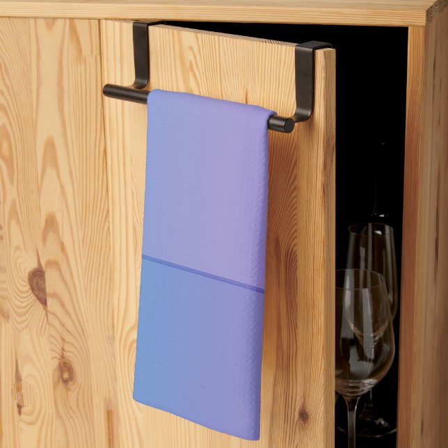 Shades of Blue Tea Towel (Thirds Fold)