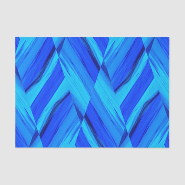 shades of blue tissue paper (Front)