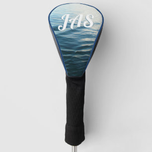 Shades of Blue Water Abstract Nature Photography Golf Head Cover