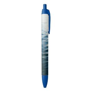 Shades of Blue Water Abstract Nature Photography Ink Pen