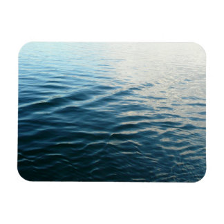 Shades of Blue Water Abstract Nature Photography Magnet