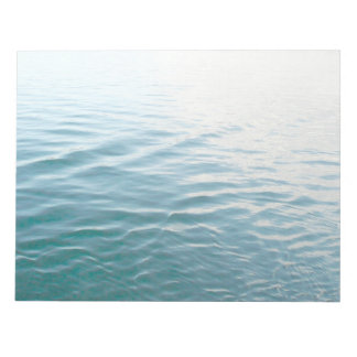 Shades of Blue Water Abstract Nature Photography Notepad