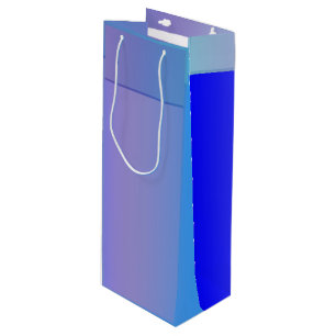 Shades of Blue Wine Gift Bag