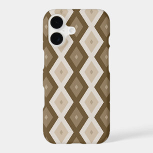 Shades of brown diamond pattern