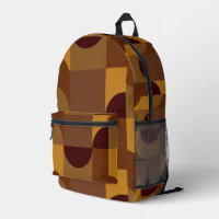 Shades of brown geometric shapes pattern