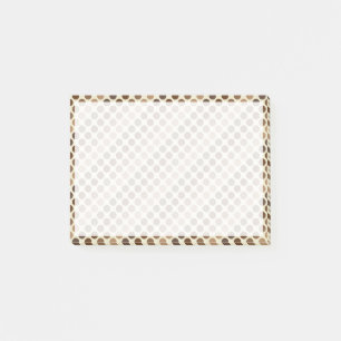 Shades of Brown Polka Dots by Shirley Taylor Post-it Notes