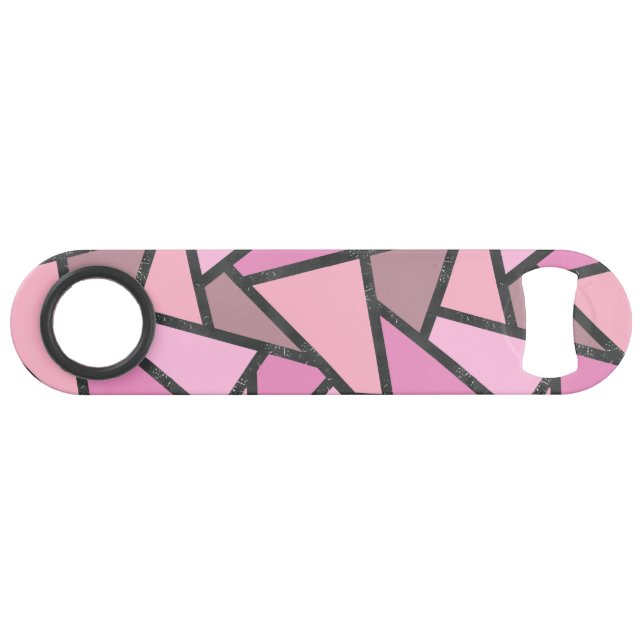 Shades of coral stained glass pattern (Front (Horizontal))