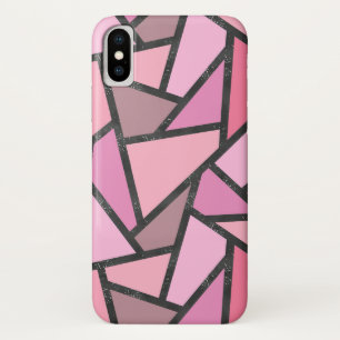 Shades of coral stained glass pattern Case-Mate iPhone case