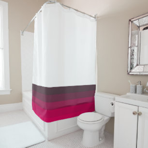 Shades of Deep Pinks Shower Curtain