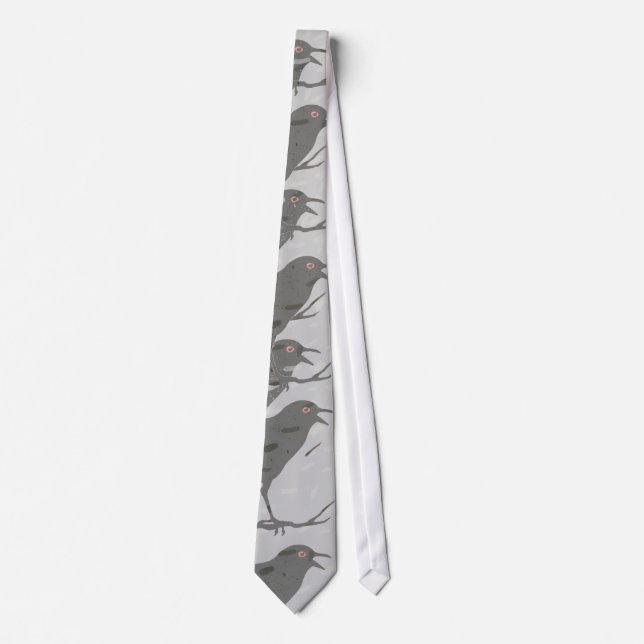 SHADES OF GRAY  RAVEN NECKTIE (Front)