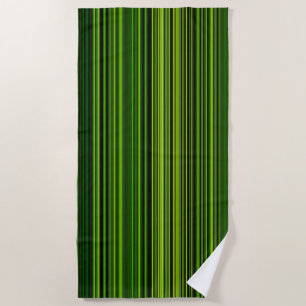 Shades of Green  Beach Towel