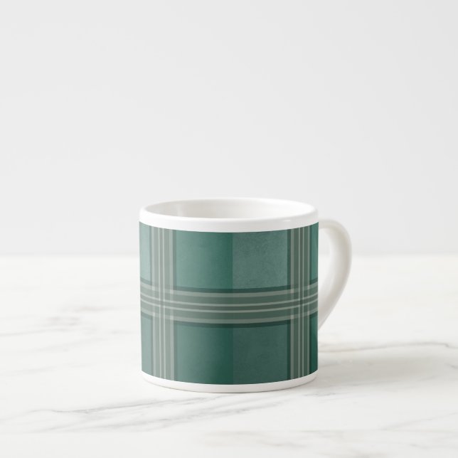Shades of green espresso cup (Front Right)