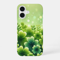 SHADES OF GREEN IRISH CLOVER SHAMROCKS