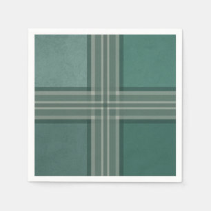 Shades of green napkin
