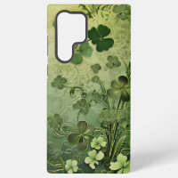 SHADES OF GREEN ORNATE IRISH LACE LOOK