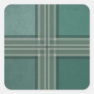 Shades of green square sticker