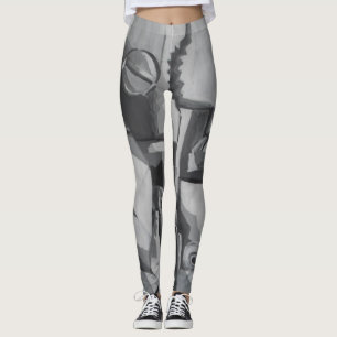 Shades of Grey Designer Leggings